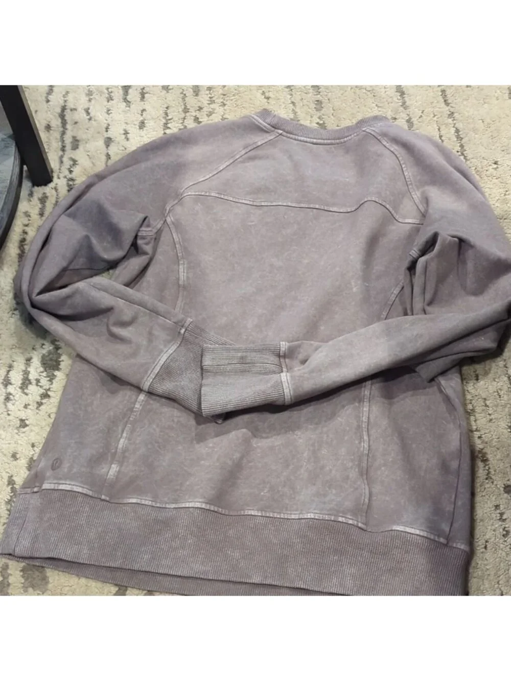 Lululemon Scuba Crew Washed Lunar Rock